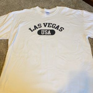 Men’s White Las Vegas Tee Shirt